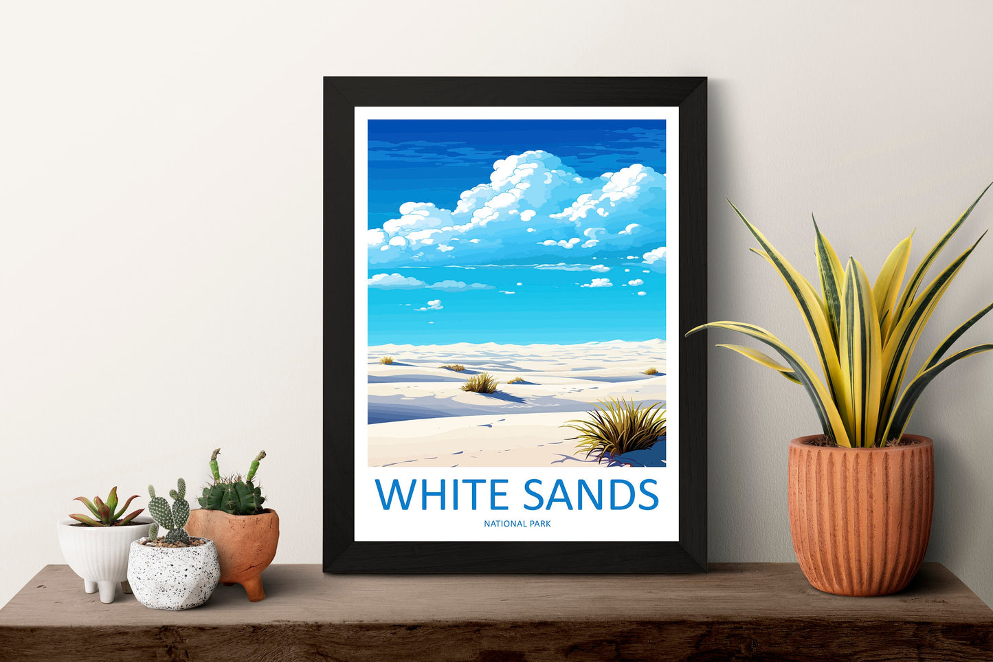 White Sands National Park Travel Print Wall Art White Sands National Park Wall Hanging Home Décor White Sands National Park Art Gift Poster