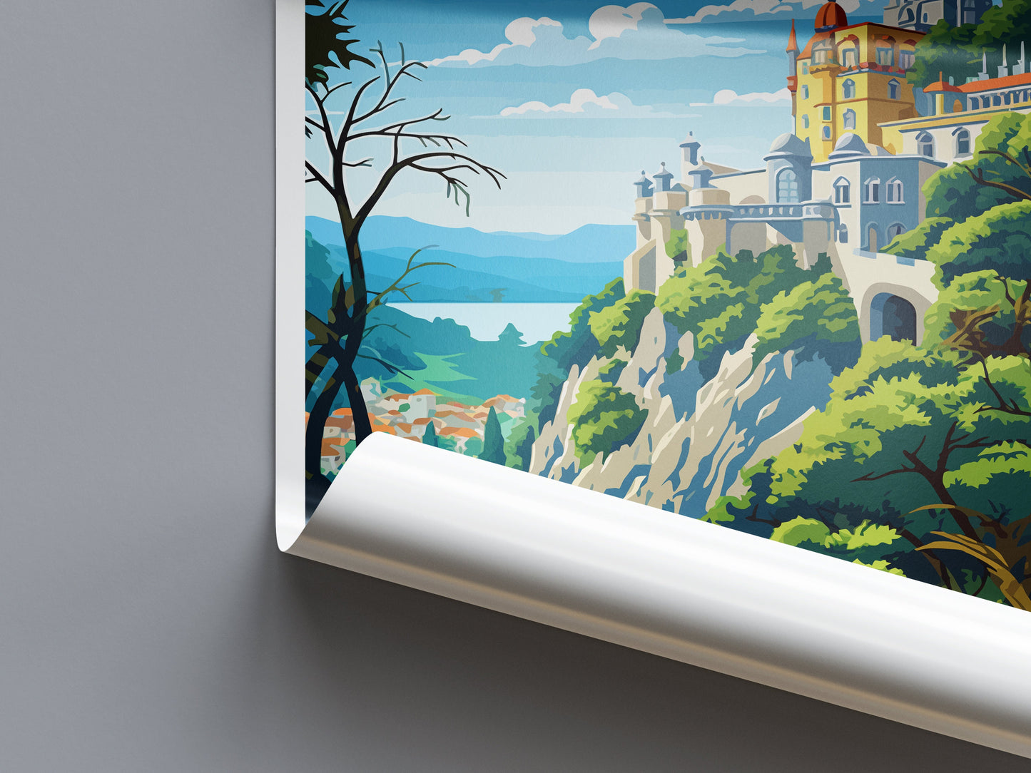 Sintra Travel Print Wall Art Sintra Wall Hanging Home Décor Sintra Gift Art Lovers Portugal Art Lover Gift Sintra Wall Décor Sintra Travel