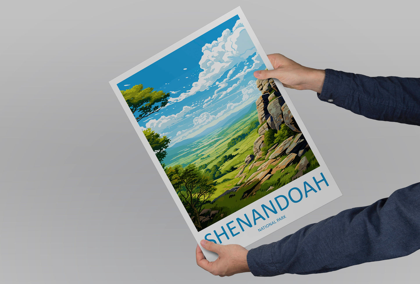 Shenandoah National Park Travel Print Wall Art Shenandoah National Park Wall Hanging Home Décor Shenandoah National Park Art Gift Poster