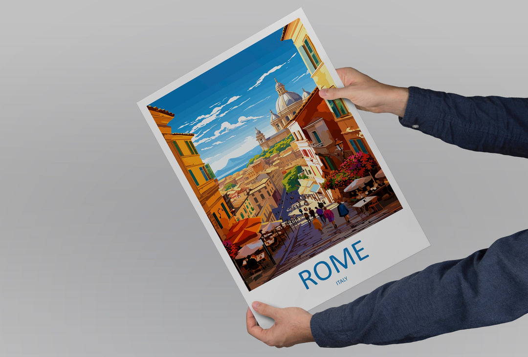 Rome Travel Print Wall Art Rome Wall Hanging Home Décor Rome Gift Art Lovers Italy Art Lover Gift Rome Print Italy Wall Art Decor