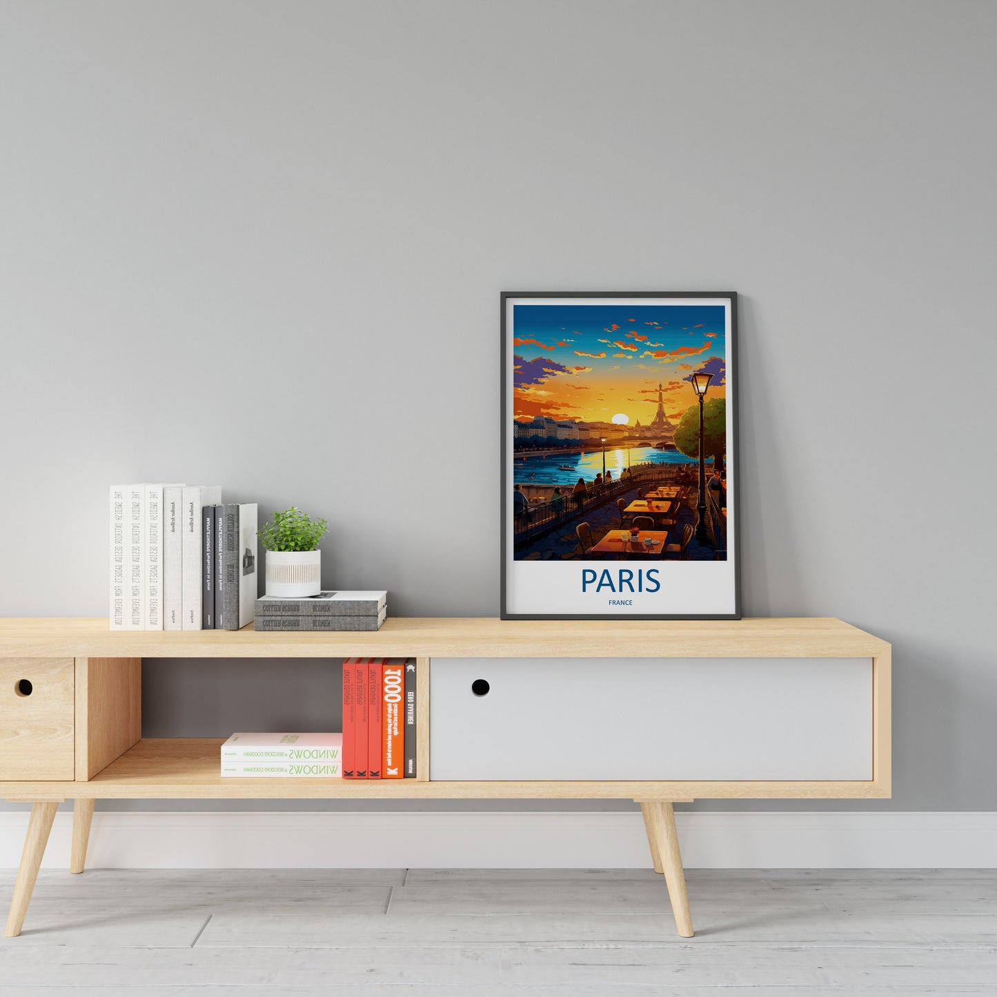 Paris Travel Print Wall Art Paris Wall Hanging Home Décor Paris Gift Art Lovers France Art Lover Gift Paris Print France Wall Art Décor
