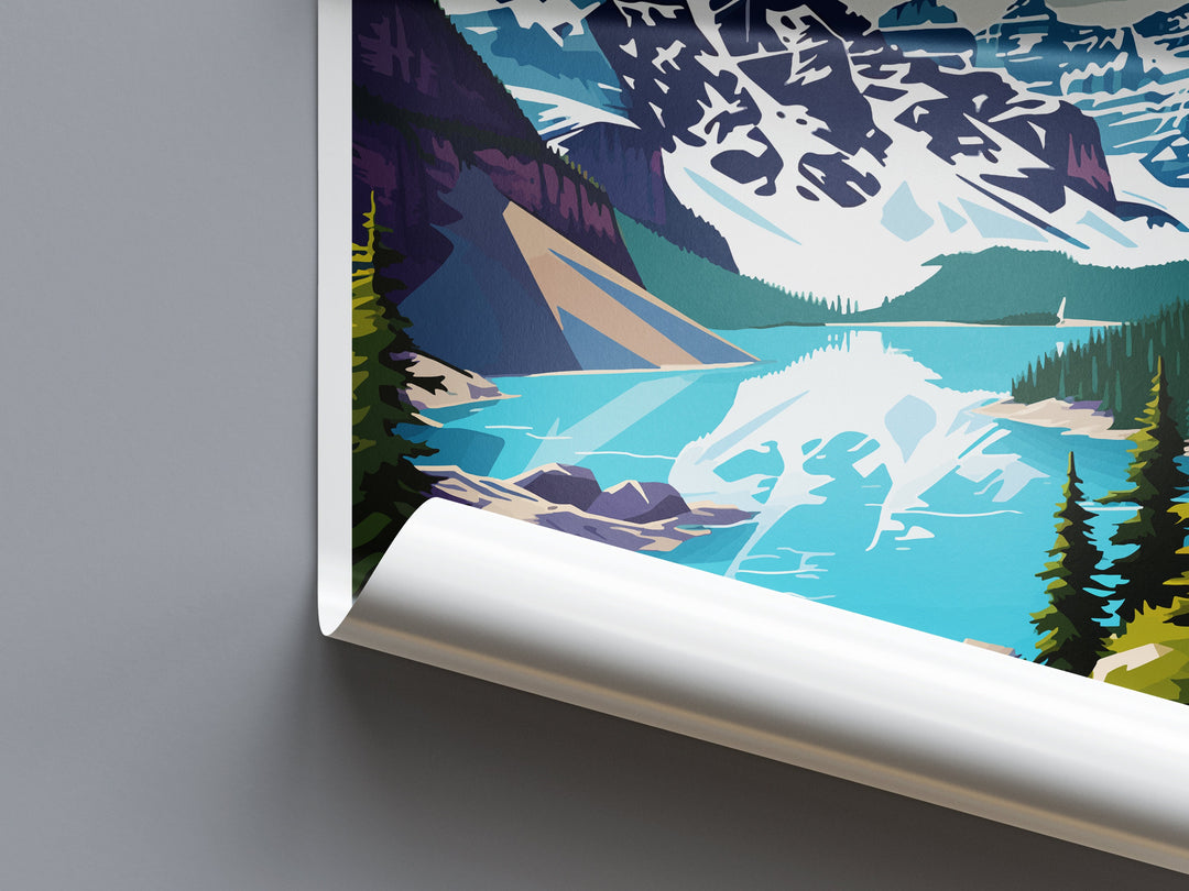 Banff National Park Travel Print Wall Art Banff Wall Hanging Home Décor Banff Gift Art Lovers Canada Art Lover Gift