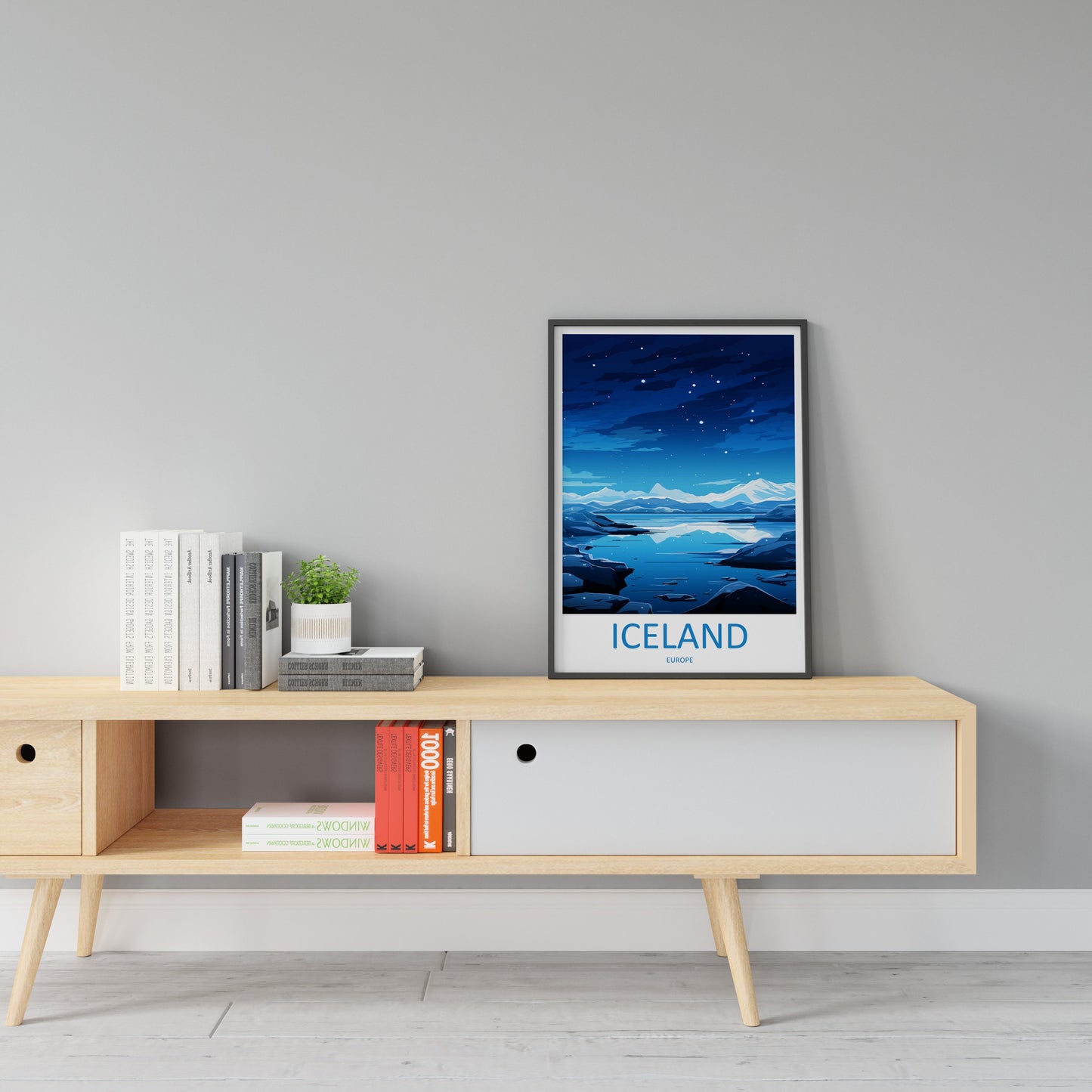 Iceland Travel Print Wall Art Iceland Wall Hanging Home Décor Iceland Gift Art Lovers Iceland Art Lover Gift Decor