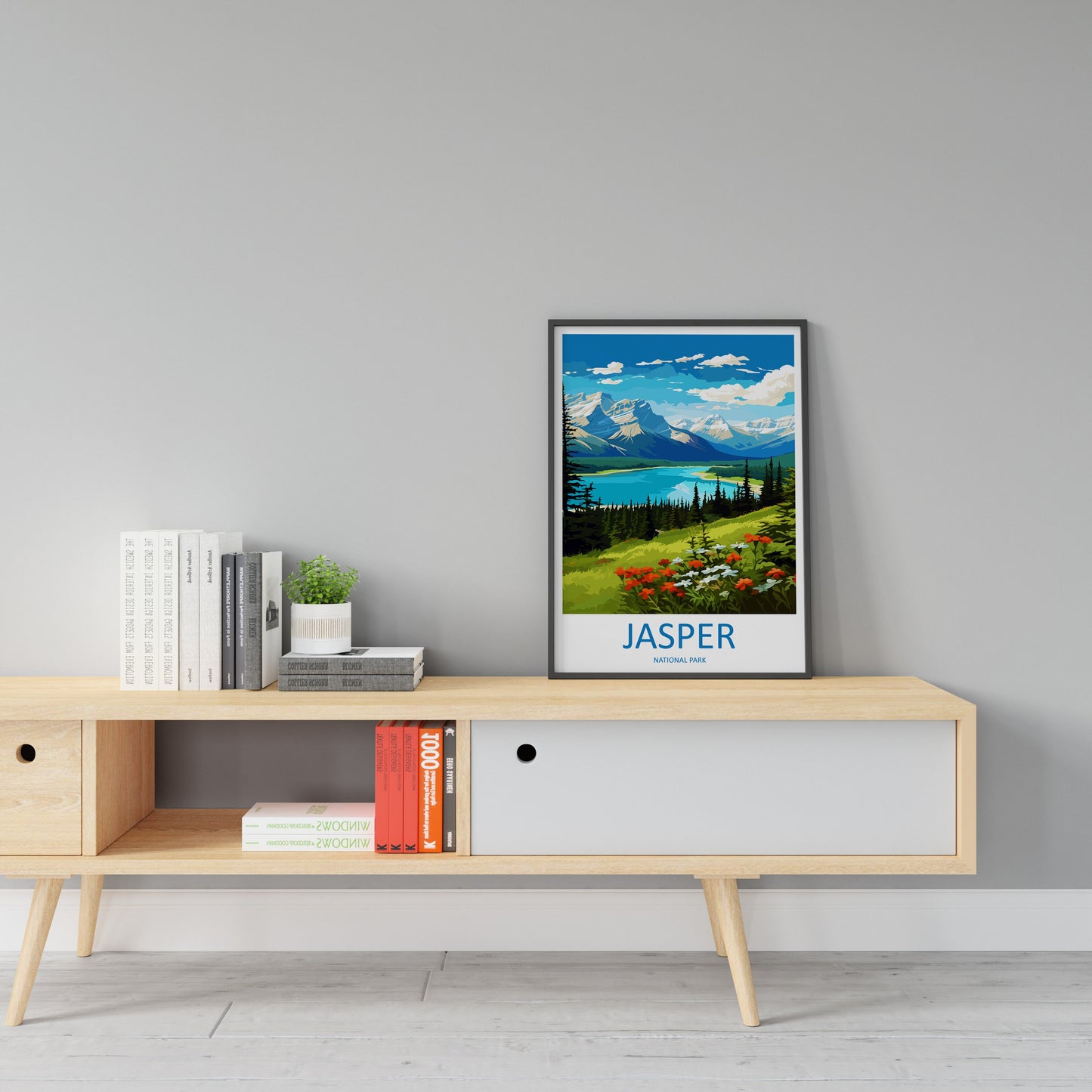 Jasper National Park Travel Print Wall Art Jasper National Park Wall Hanging Home Décor Jasper National Park Gift Art Lovers Canada Art Gift