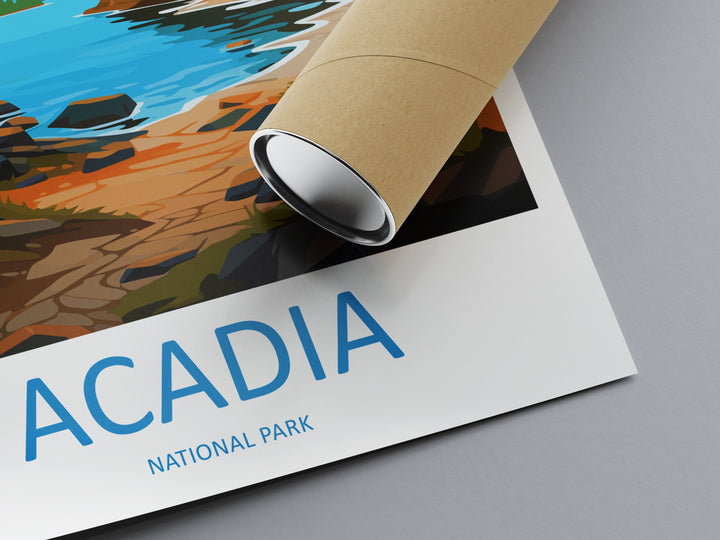Acadia National Park Travel Print Wall Art Acadia National Park Wall Hanging Home Décor Acadia National Park Gift Art Lovers National Park