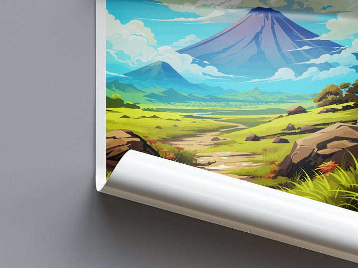 Hawai'i Volcanoes National Park Travel Print Wall Art Hawai'i Volcanoes Wall Hanging Home Décor Hawai'i Volcanoes Gift Art Lovers