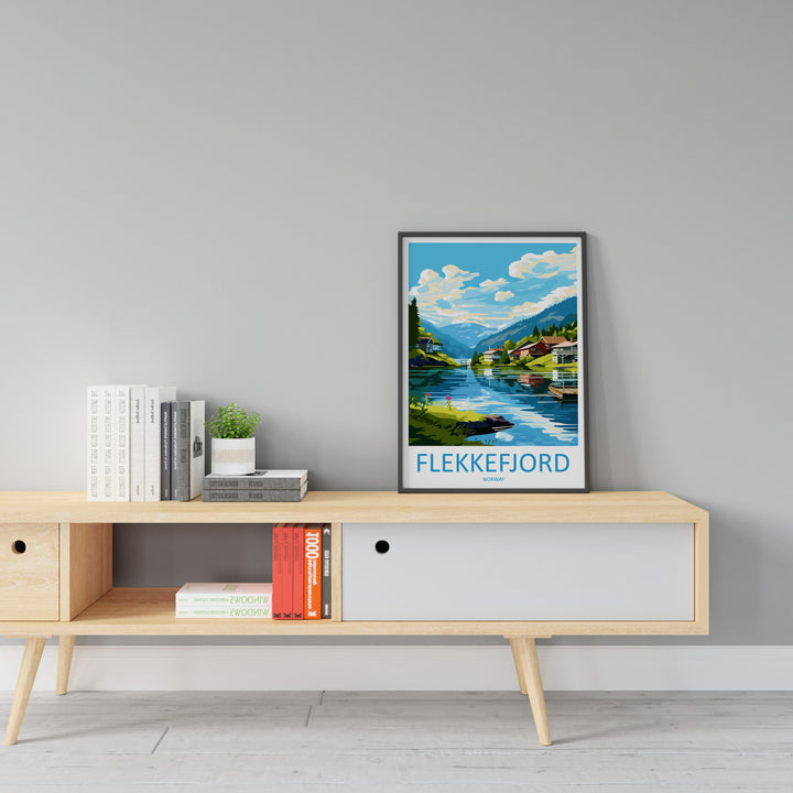 Flekkefjord Travel Print Flekkefjord Norway Home Décor Flekkefjord Art Print Room Print For Flekkefjord Gift Art