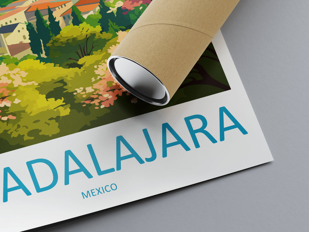Guadalajara Travel Print Wall Art Guadalajara Wall Hanging Home Decoration Guadalajara Gift Art Lovers Wall Art Print Art Guadalajara Decor