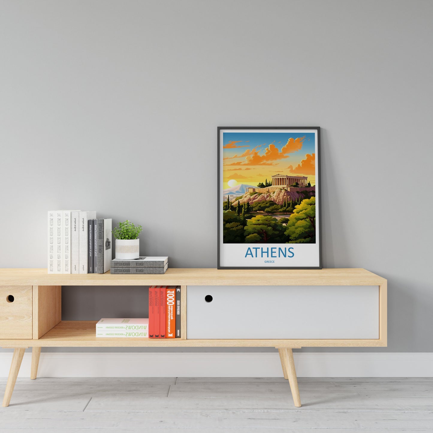 Athens Travel Print Wall Art Athens Greece Wall Hanging Home Decoration Athens Gift Art Lovers Wall Art Print Athens Greece Wall Poster Art
