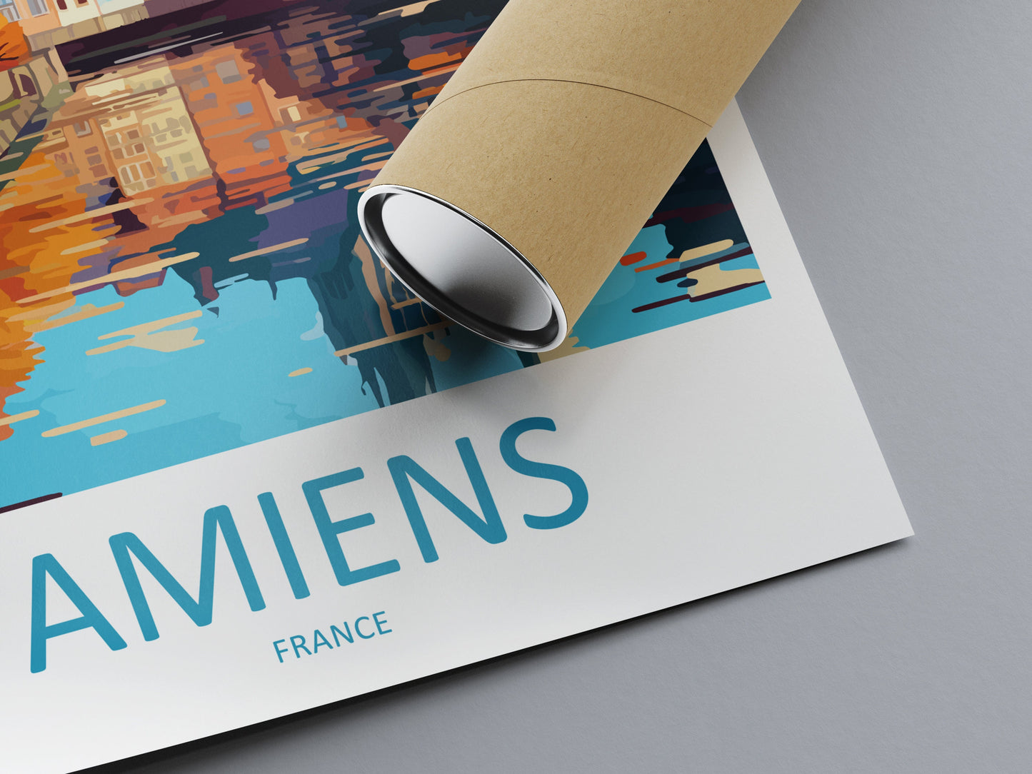Amiens Travel Print Wall Art Amiens Wall Hanging Home Décor Amiens Gift Art Lovers France Art Lover Gift Amiens Poster