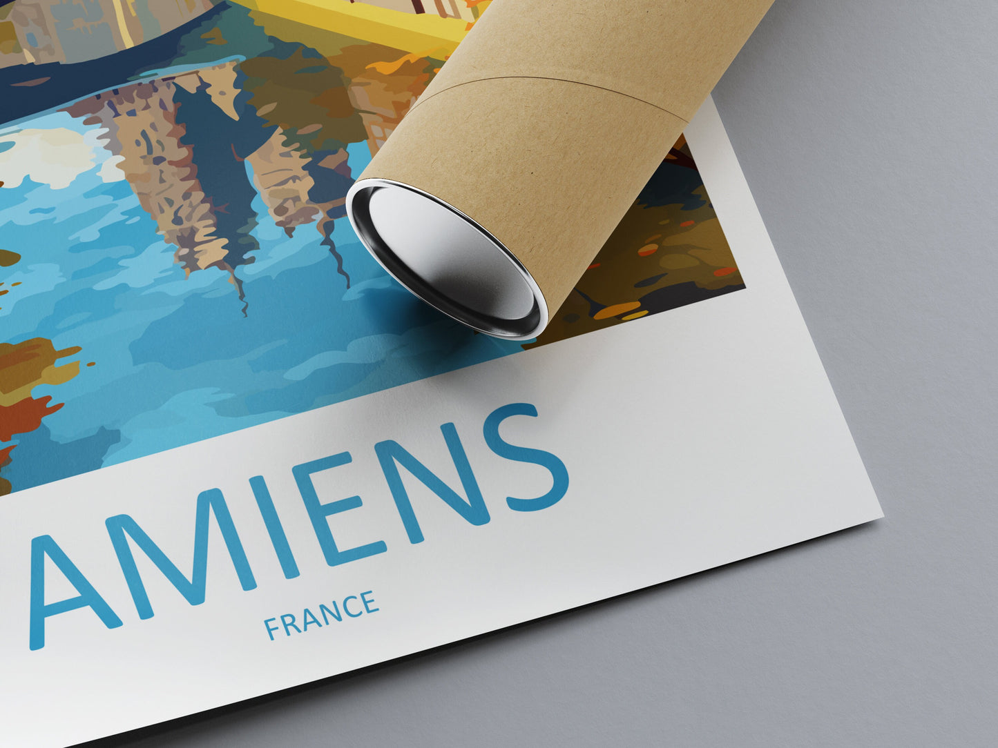 Amiens Travel Print Wall Art Amiens Wall Hanging Home Décor Amiens Gift Art Lovers France Art Lover Gift Amiens Poster