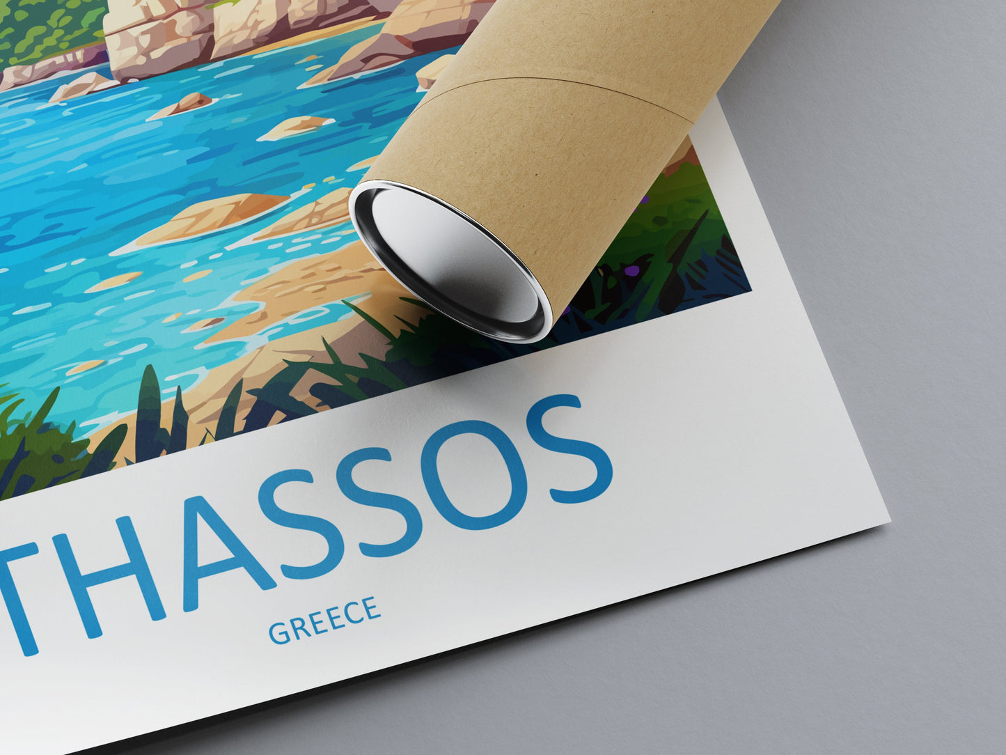 Thassos Travel Print Wall Art Thassos Greece Wall Hanging Home Decoration Thassos Gift Art Lovers Wall Art Print Thassos Greece Wall Art