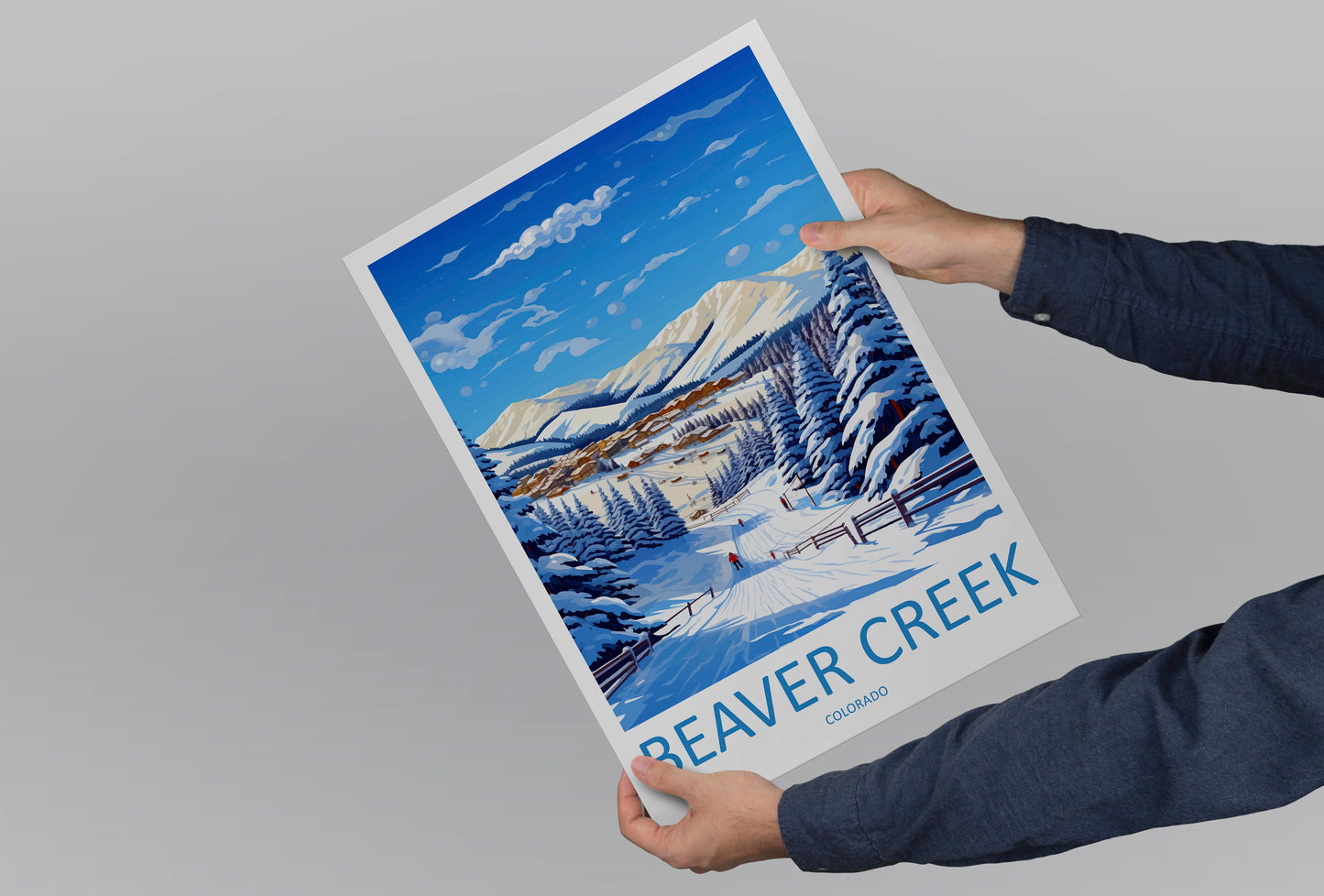 Beaver Creek Travel Print Wall Art Beaver Creek Wall Hanging Home Décor Beaver Creek Gift Art Lovers Ski Art Lover Gift St. Anton Print