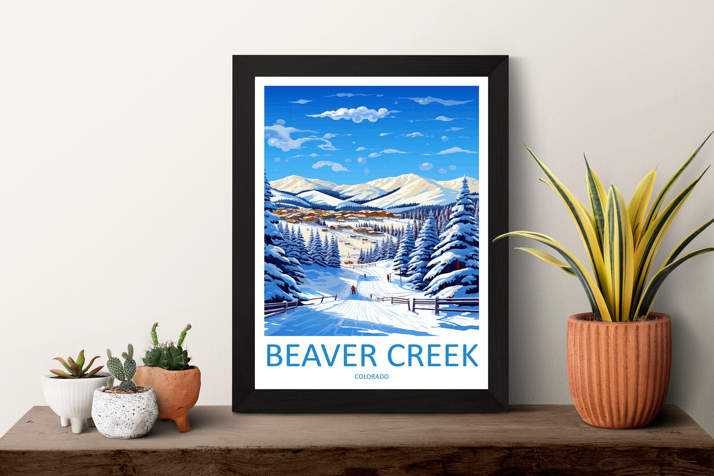 Beaver Creek Travel Print Wall Art Beaver Creek Wall Hanging Home Décor Beaver Creek Gift Art Lovers Ski Art Lover Gift St. Anton Print