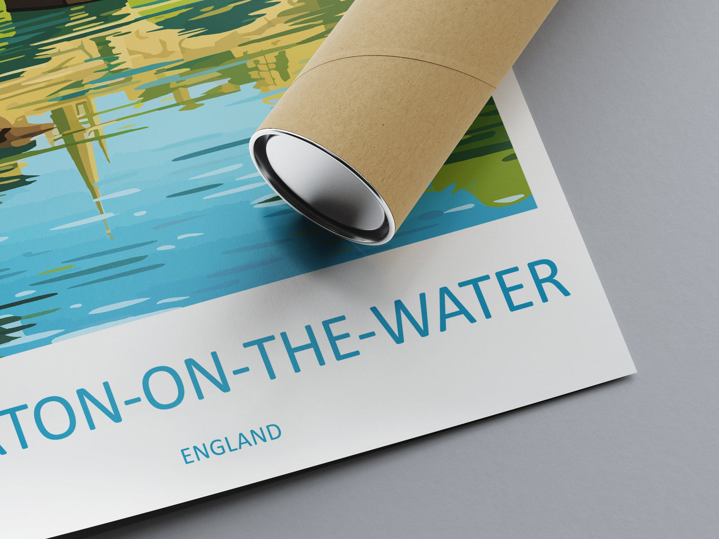 Bourton On The Water Travel Print Wall Art Bourton On The Water Wall Hanging Home Décor Bourton On The Water Gift Art Lovers England Art