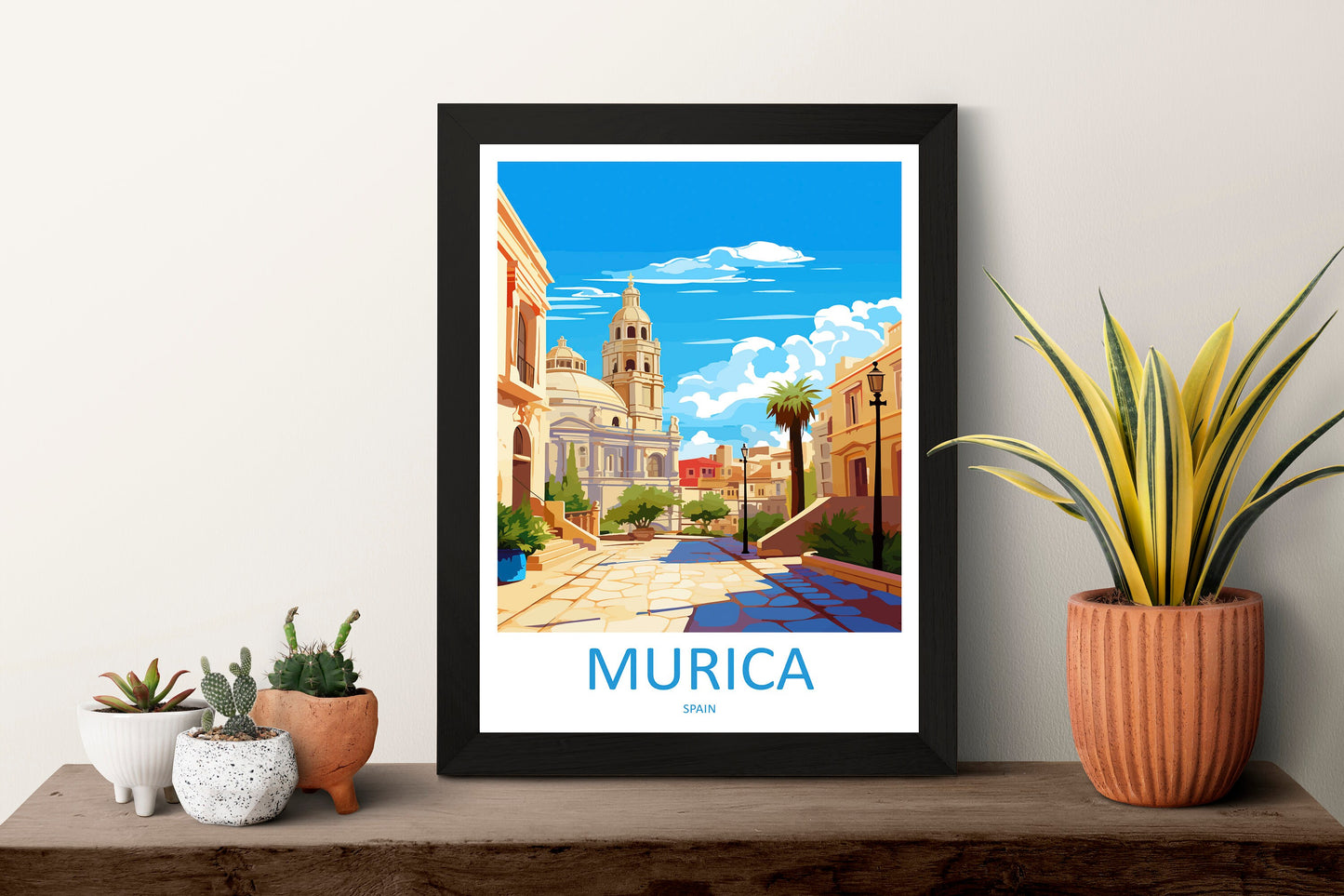 Murica Travel Print Wall Art Murica Wall Hanging Home Décor Murica Gift Art Lovers Spain Art Lover Gift Murica Wall Décor Murica Spain Print