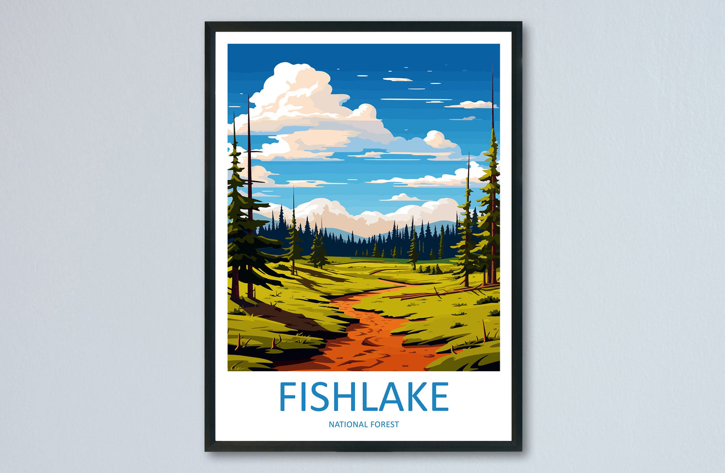 Fishlake National Park Travel Print Wall Art Fishlake National Park Wall Hanging Home Décor Fishlake National Park Art Lovers Utah Art Lover