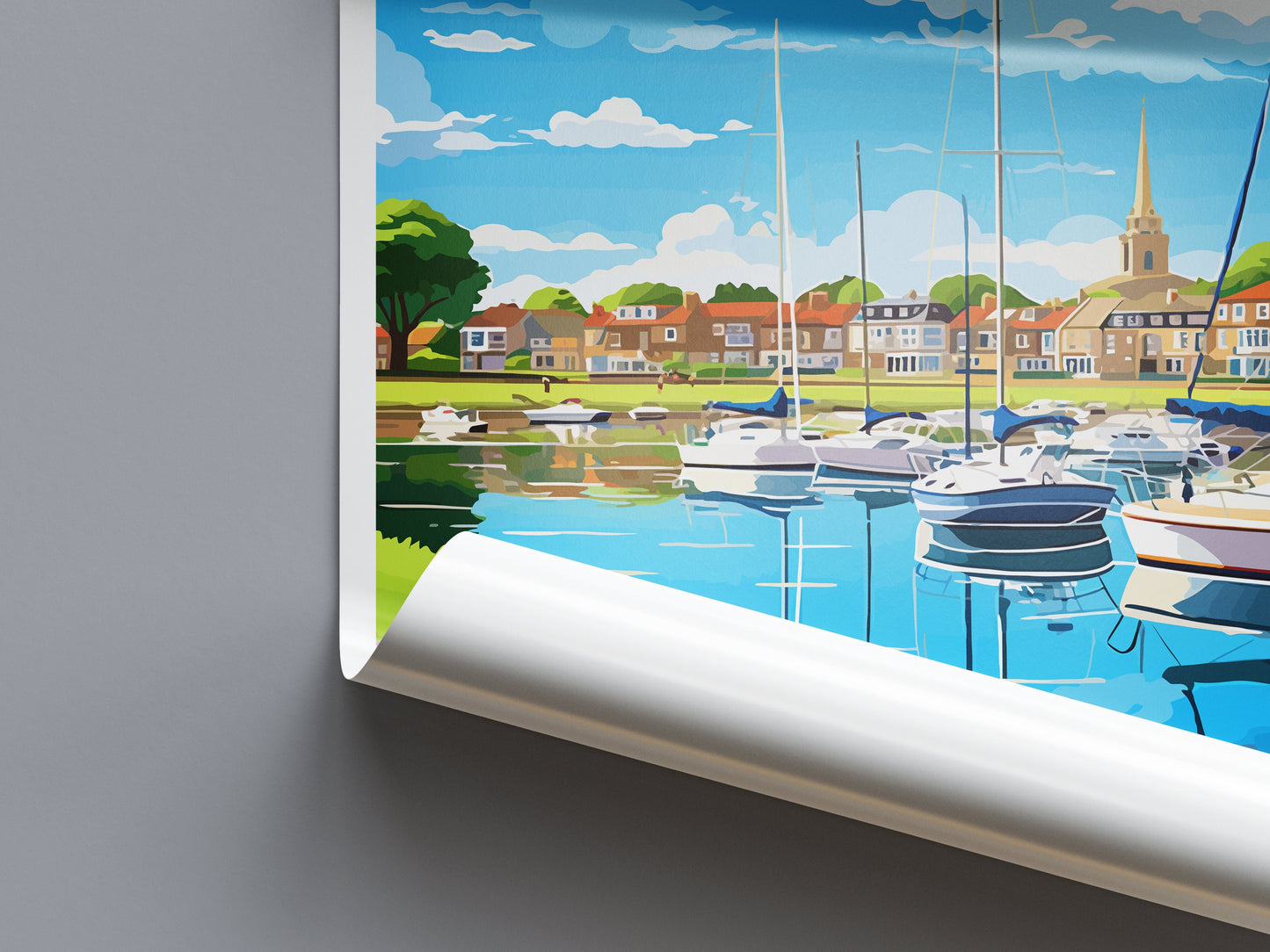 Shoreham-On-Sea Travel Print Wall Art Shoreham-On-Sea Wall Hanging Home Décor Shoreham-On-Sea Gift Art Lovers England Art Lover Gift Print