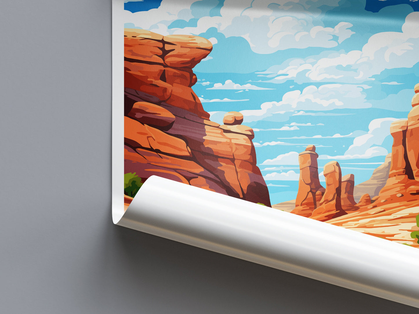 Grand Staircase Travel Print Wall Art Grand Staircase Wall Hanging Home Decor Utah Art Gift Grand Staircase Lovers Desert Art