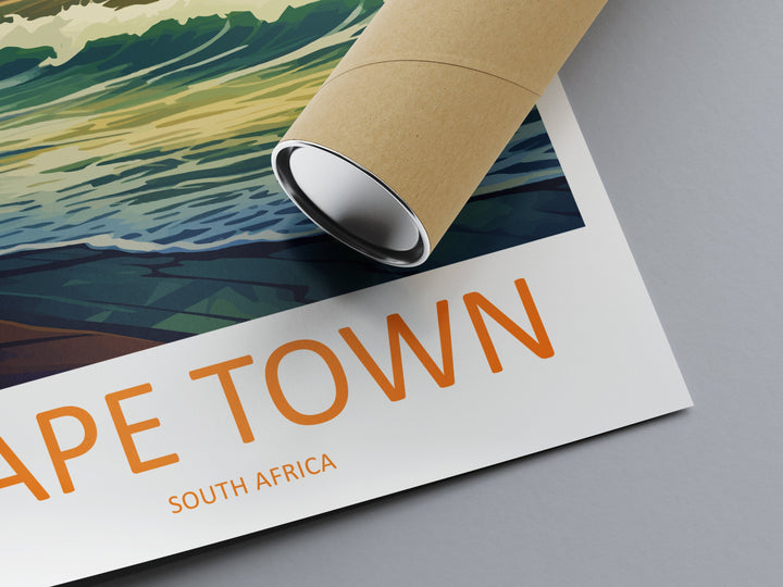 Cape Town Travel Print Wall Art Cape Town Wall Hanging Home Décor Cape Town Gift Art Lovers South Africa Art Print Cape Town Wall Décor Art