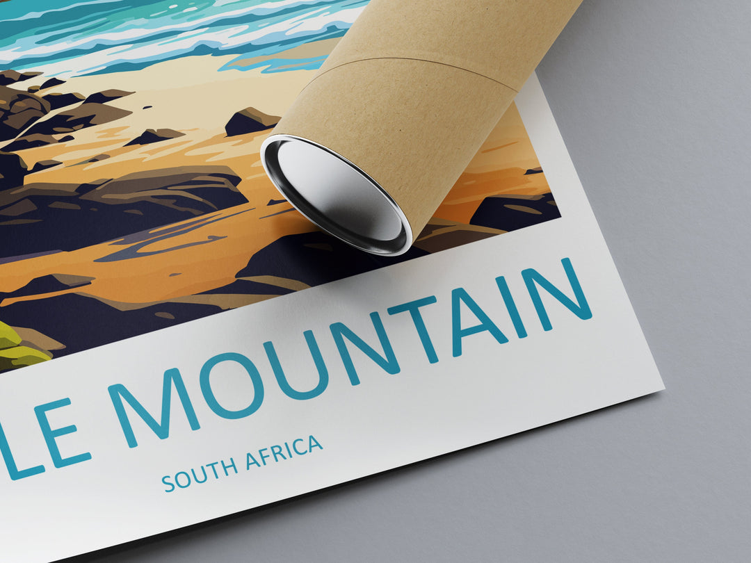 Table Mountain Travel Print Wall Art Table Mountain Wall Hanging Home Décor Table Mountain Gift Lovers South Africa Art Print Table Mountain