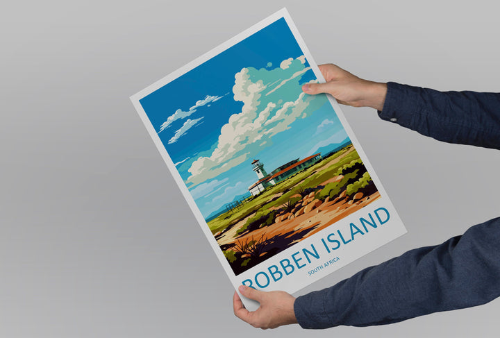 Robben Island Travel Print Wall Art Robben Island Wall Hanging Home Décor Robben Island Gift Lovers South Africa Art Print Robben Island
