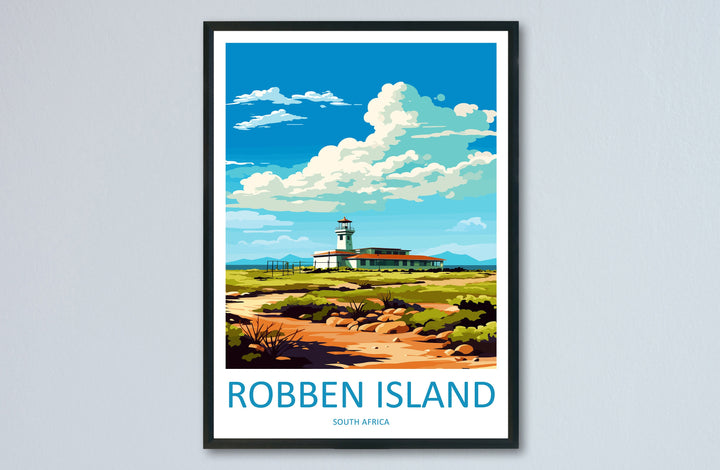 Robben Island Travel Print Wall Art Robben Island Wall Hanging Home Décor Robben Island Gift Lovers South Africa Art Print Robben Island