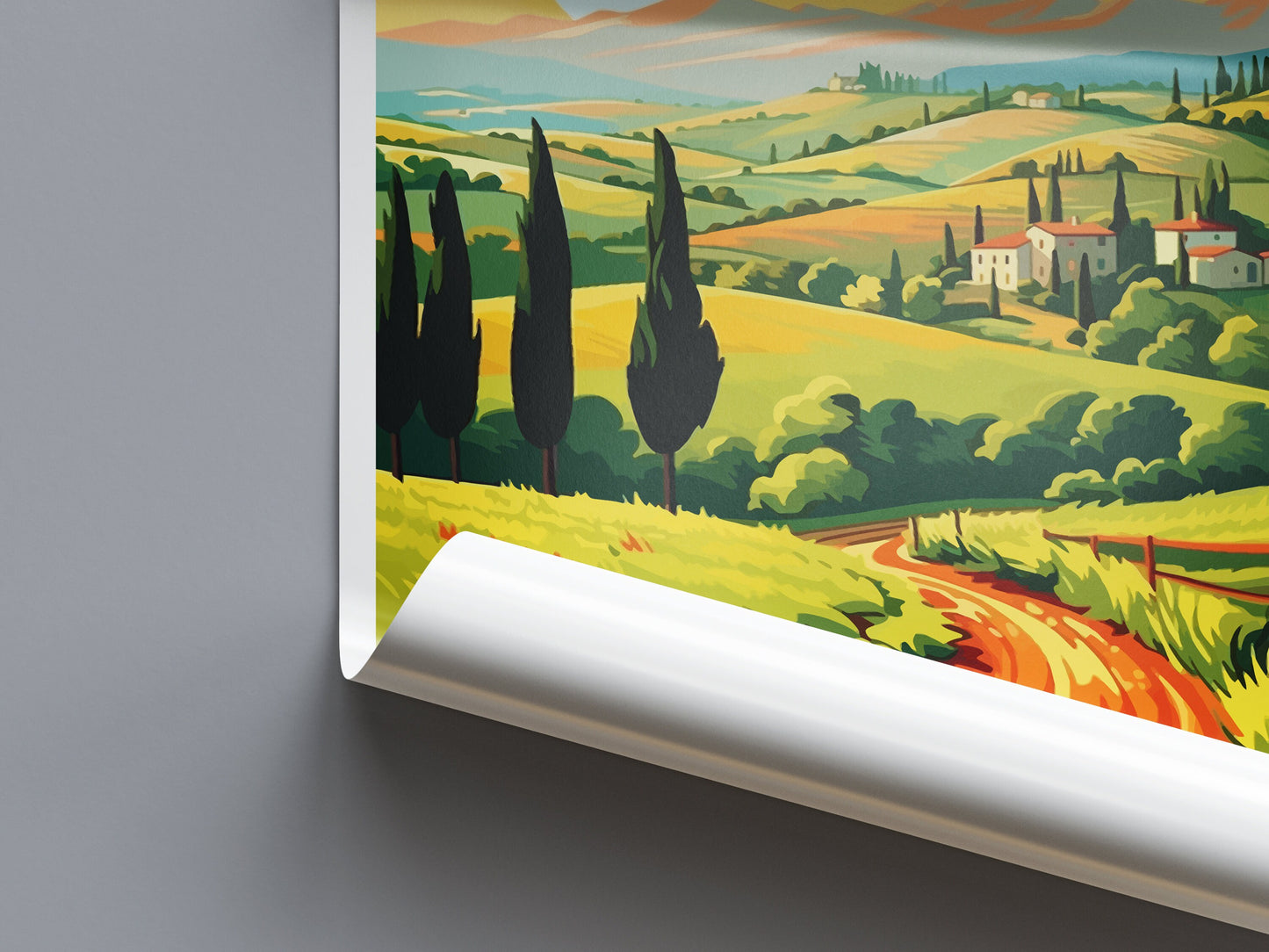 Tuscany Travel Print Wall Art Tuscany Italy Wall Hanging Home Decoration Tuscany Gift Art Lovers Wall Art Print Tuscany Italy Art Tuscany
