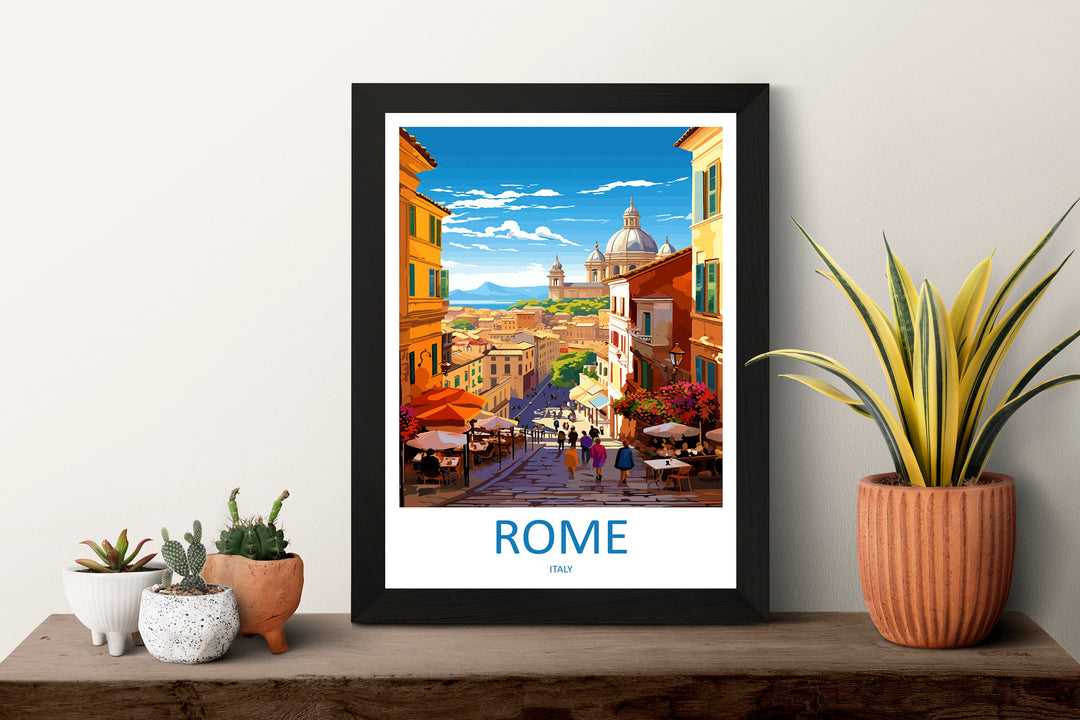 Rome Travel Print Wall Art Rome Wall Hanging Home Décor Rome Gift Art Lovers Italy Art Lover Gift Rome Print Italy Wall Art Decor