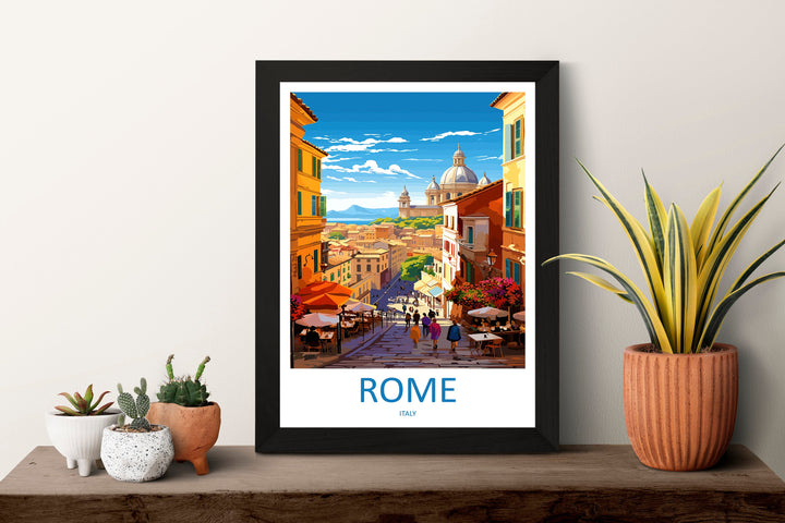Rome Travel Print Wall Art Rome Wall Hanging Home Décor Rome Gift Art Lovers Italy Art Lover Gift Rome Print Italy Wall Art Decor