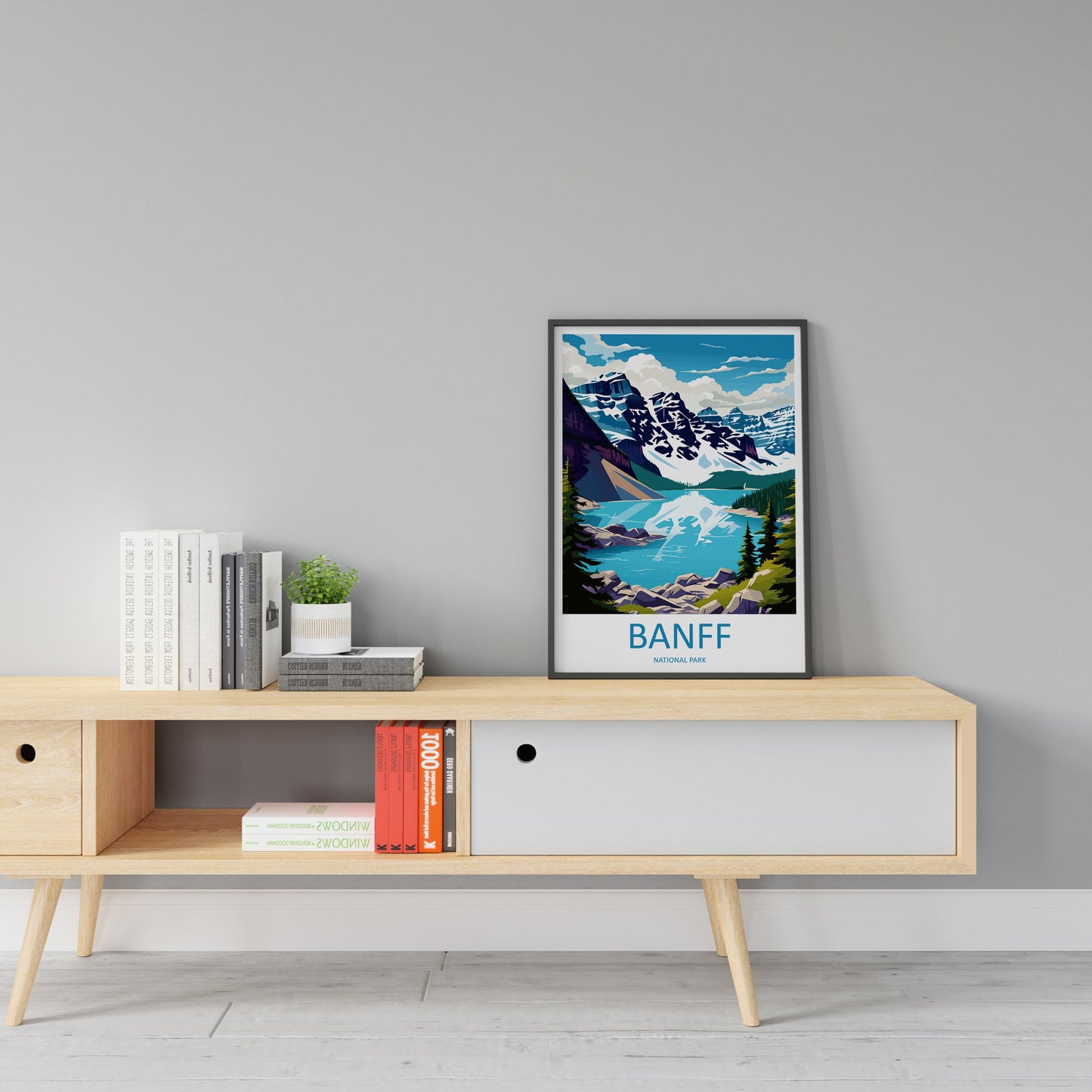 Banff National Park Travel Print Wall Art Banff Wall Hanging Home Décor Banff Gift Art Lovers Canada Art Lover Gift