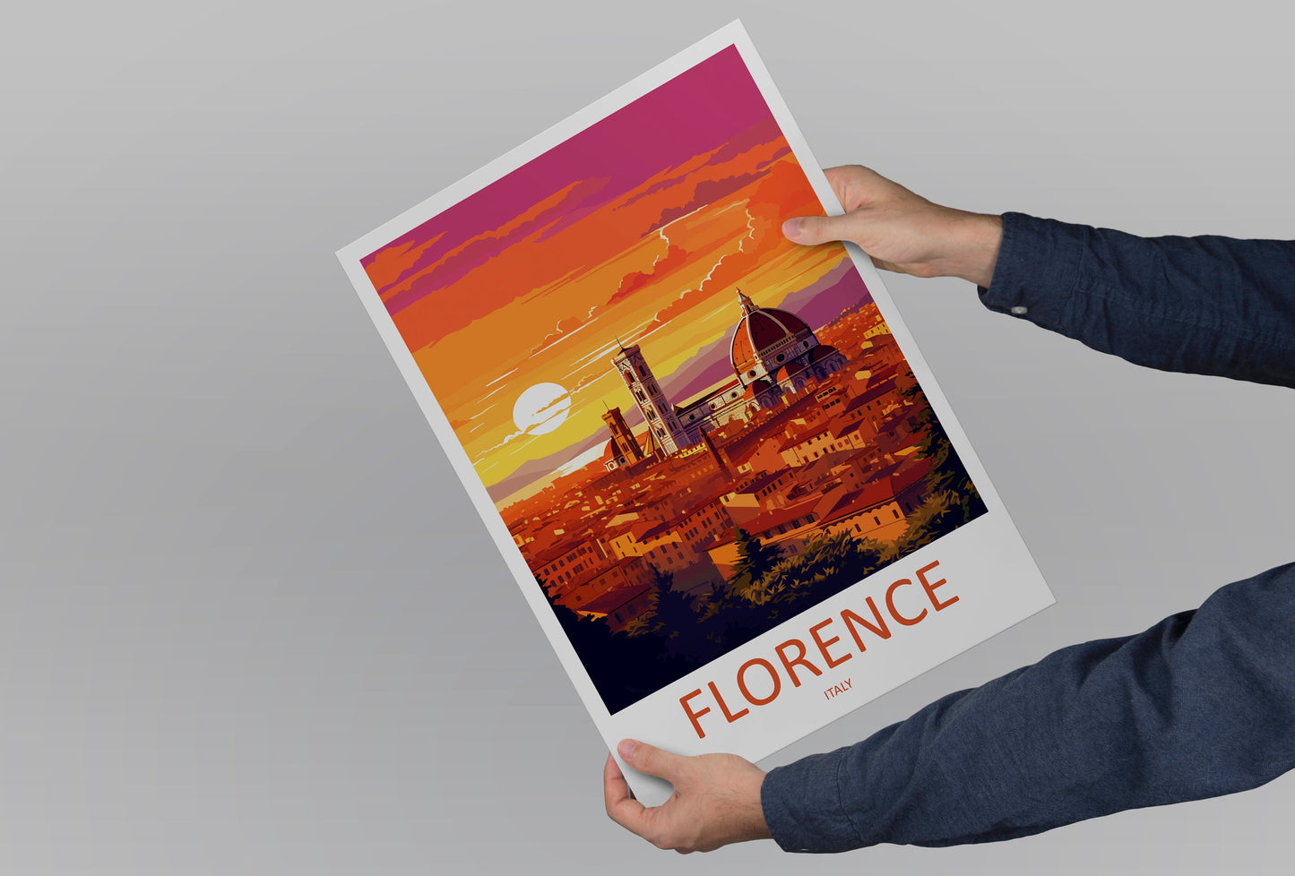 Florence Travel Print Wall Art Florence Italy Wall Hanging Home Decoration Florence Gift Art Lovers Wall Art Print Florence Italy Wall Print