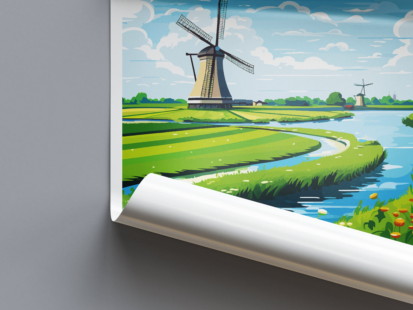 Netherlands Travel Print Wall Art Netherlands Wall Hanging Home Décor Netherlands Gift Art Lovers Netherlands Art Lover Gift Netherlands