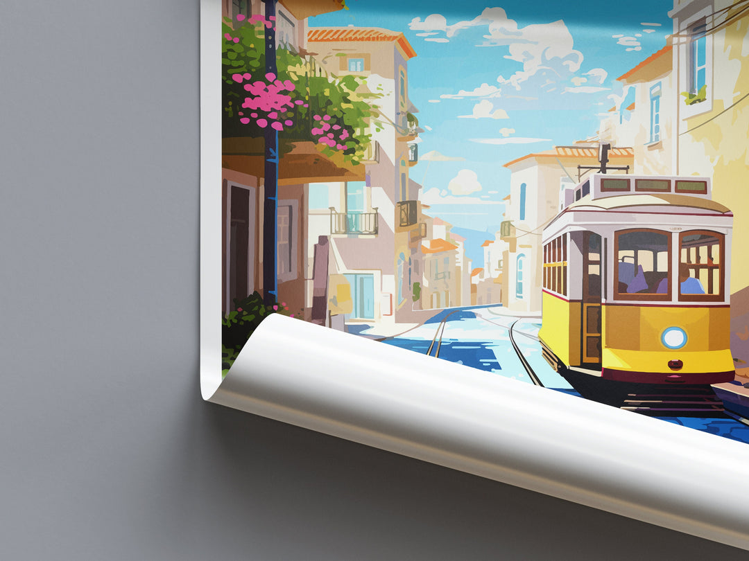 Lisbon Travel Print Wall Art Lisbon Wall Hanging Home Décor Lisbon Gift Art Lovers Portugal Art Lover Gift Lisbon Poster