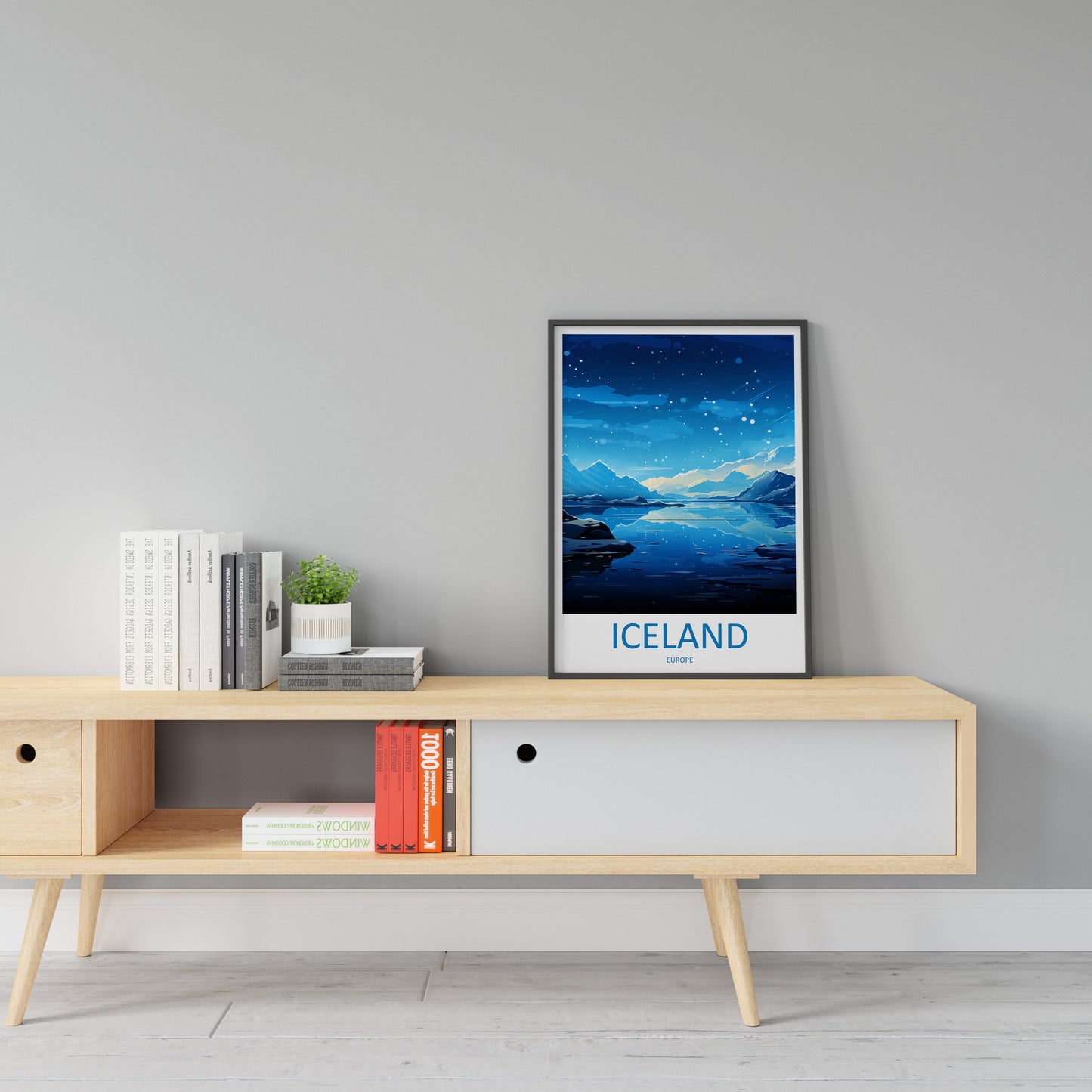Iceland Travel Print Wall Art Iceland Wall Hanging Home Décor Iceland Gift Art Lovers Iceland Art Lover Gift Decor