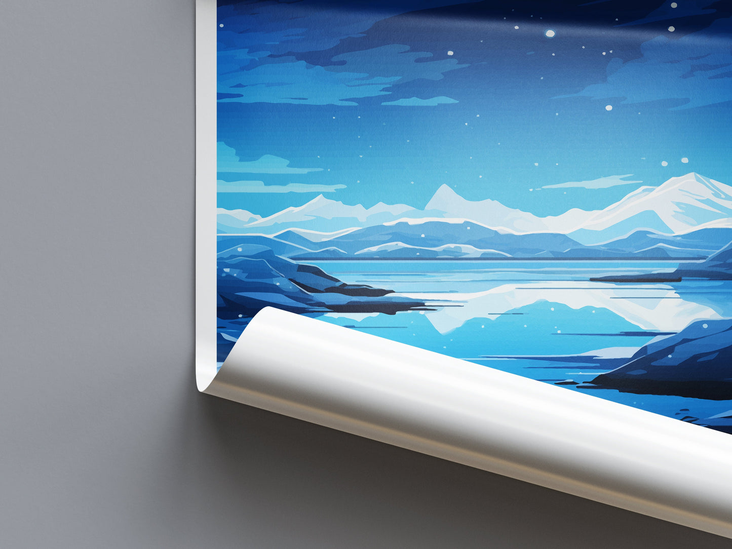Iceland Travel Print Wall Art Iceland Wall Hanging Home Décor Iceland Gift Art Lovers Iceland Art Lover Gift Decor