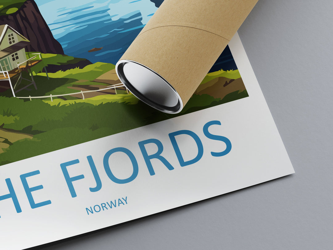 The Fjords Travel Print The Fjords Norway Home Décor The Fjords Art Print Norwegian Mountains Room Print For Scandinavian Mountains Gift Art