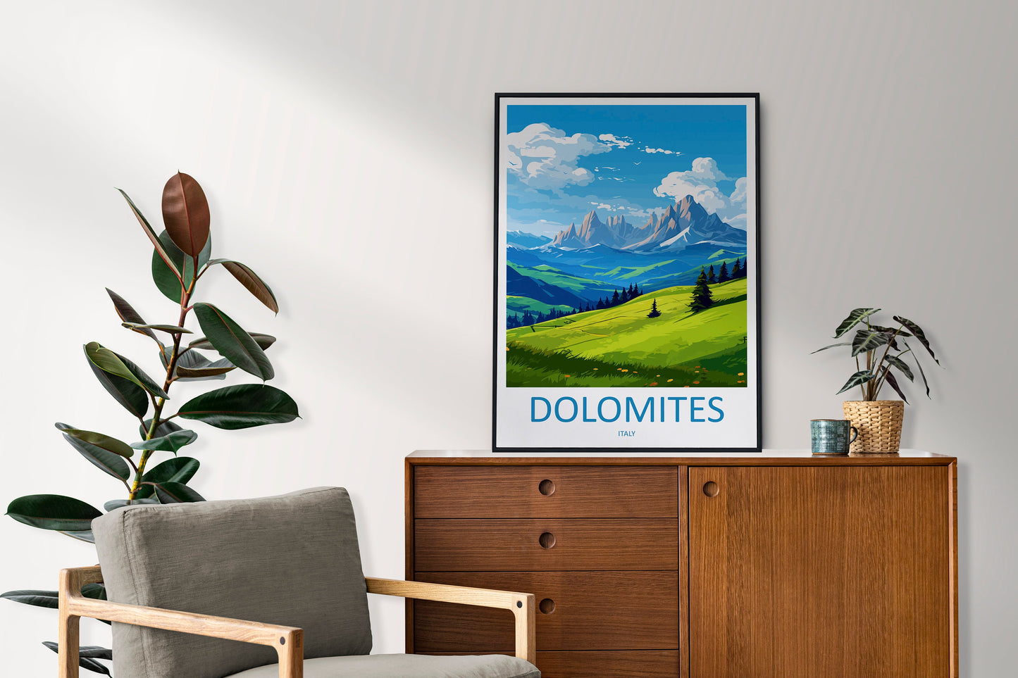 Dolomites Travel Print Dolomites Home Décor Dolomitic Alps Art Print Dolomite Mountains Room Print For Italian Mountains Gift Art Poster Art