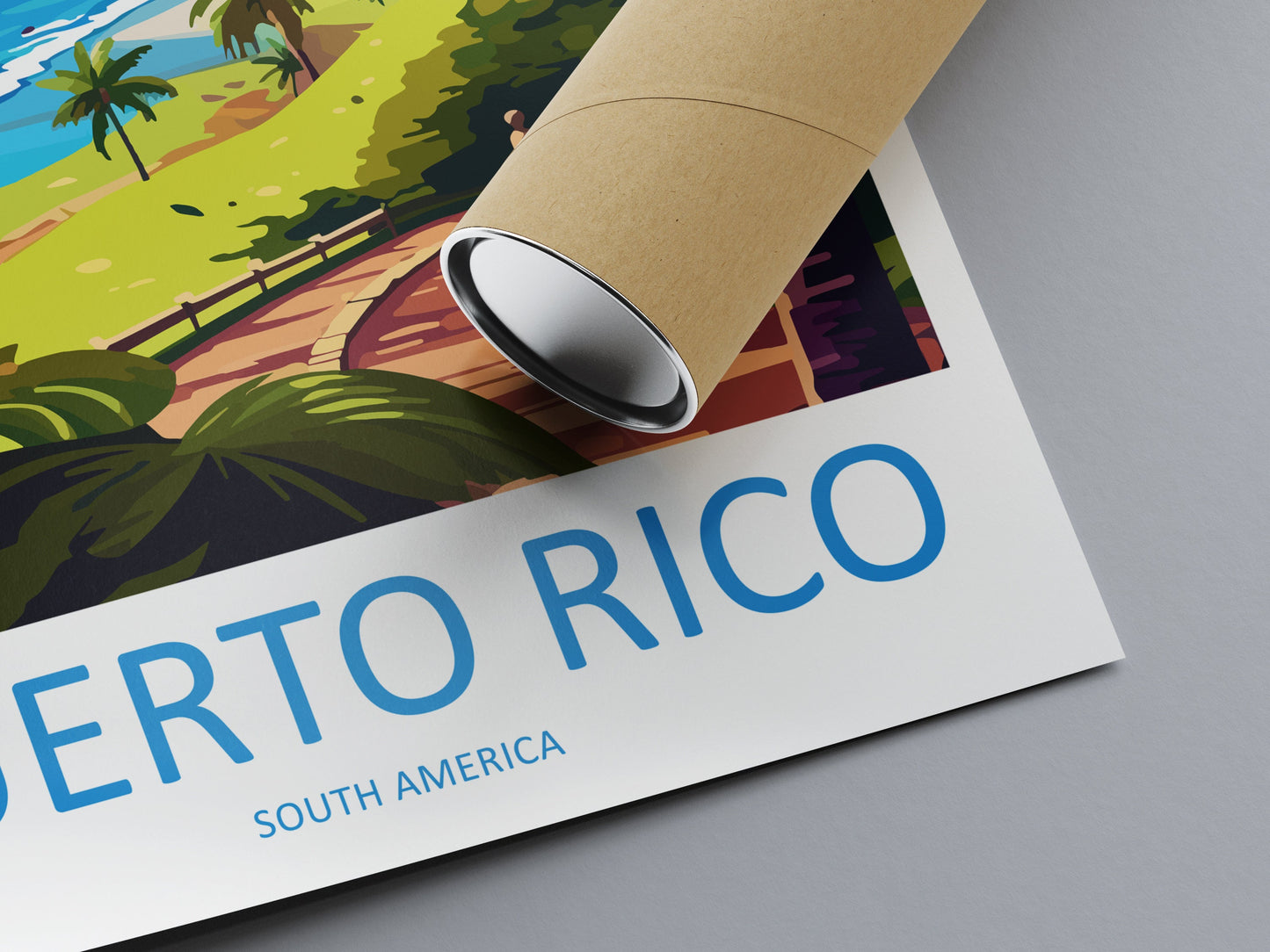 Puerto Rico Travel Print Wall Art Puerto Rico Wall Hanging Home Décor Puerto Rico Gift Art Lovers Wall Art Caribbean Travel Print Poster