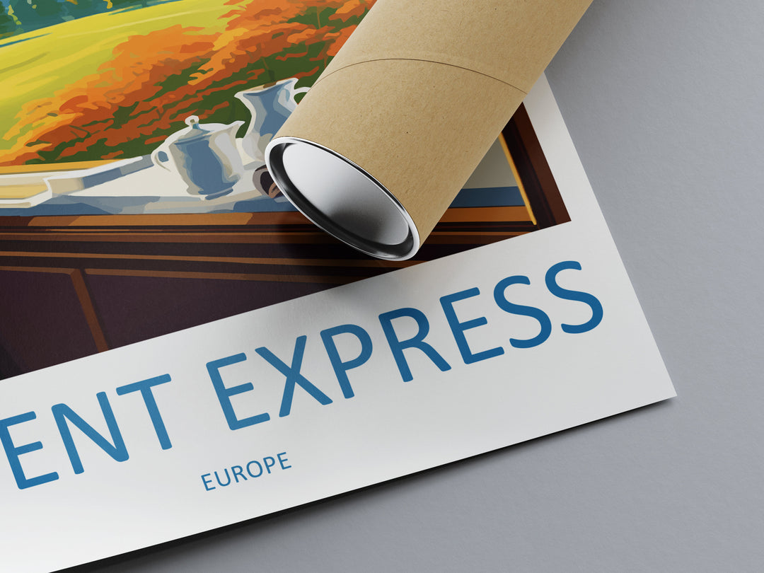 Orient Express Travel Print Wall Art Orient Express Wall Hanging Home Décor Orient Express Gift Art Lovers Europe Art Lover Gift Europe Deco