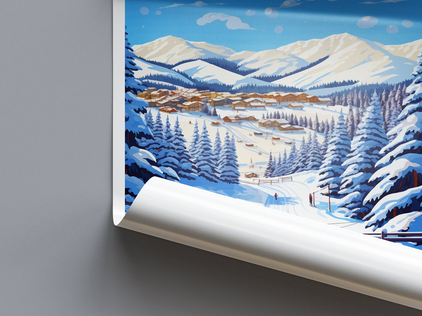 Beaver Creek Travel Print Wall Art Beaver Creek Wall Hanging Home Décor Beaver Creek Gift Art Lovers Ski Art Lover Gift St. Anton Print