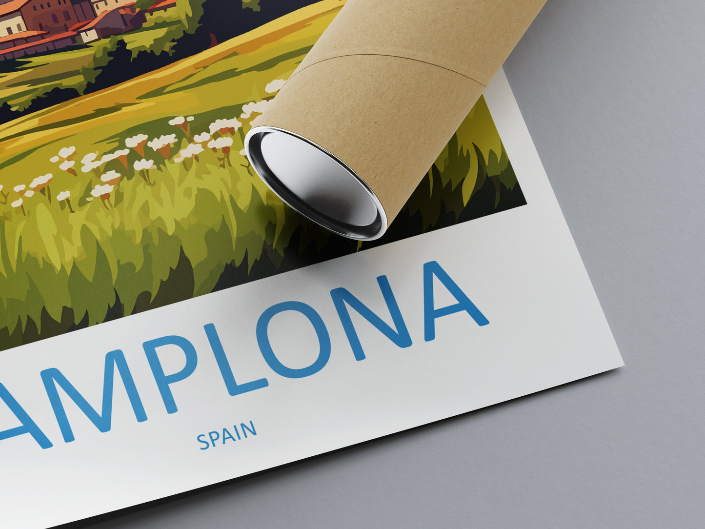 Pamplona Travel Print Wall Art Pamplona Wall Hanging Home Décor Pamplona Gift Art Lovers Spain Art Lover Gift Pamplona Print Spain Wall Art