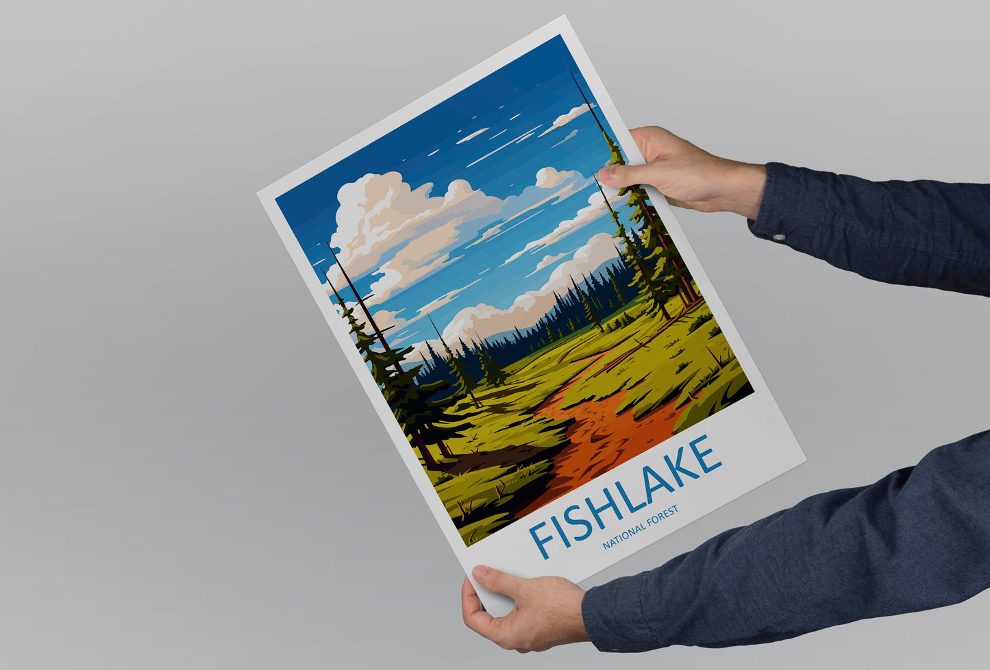 Fishlake National Park Travel Print Wall Art Fishlake National Park Wall Hanging Home Décor Fishlake National Park Art Lovers Utah Art Lover
