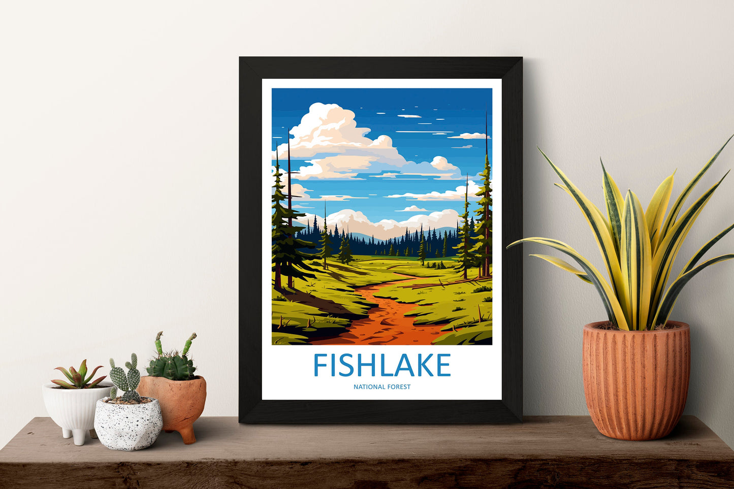 Fishlake National Park Travel Print Wall Art Fishlake National Park Wall Hanging Home Décor Fishlake National Park Art Lovers Utah Art Lover