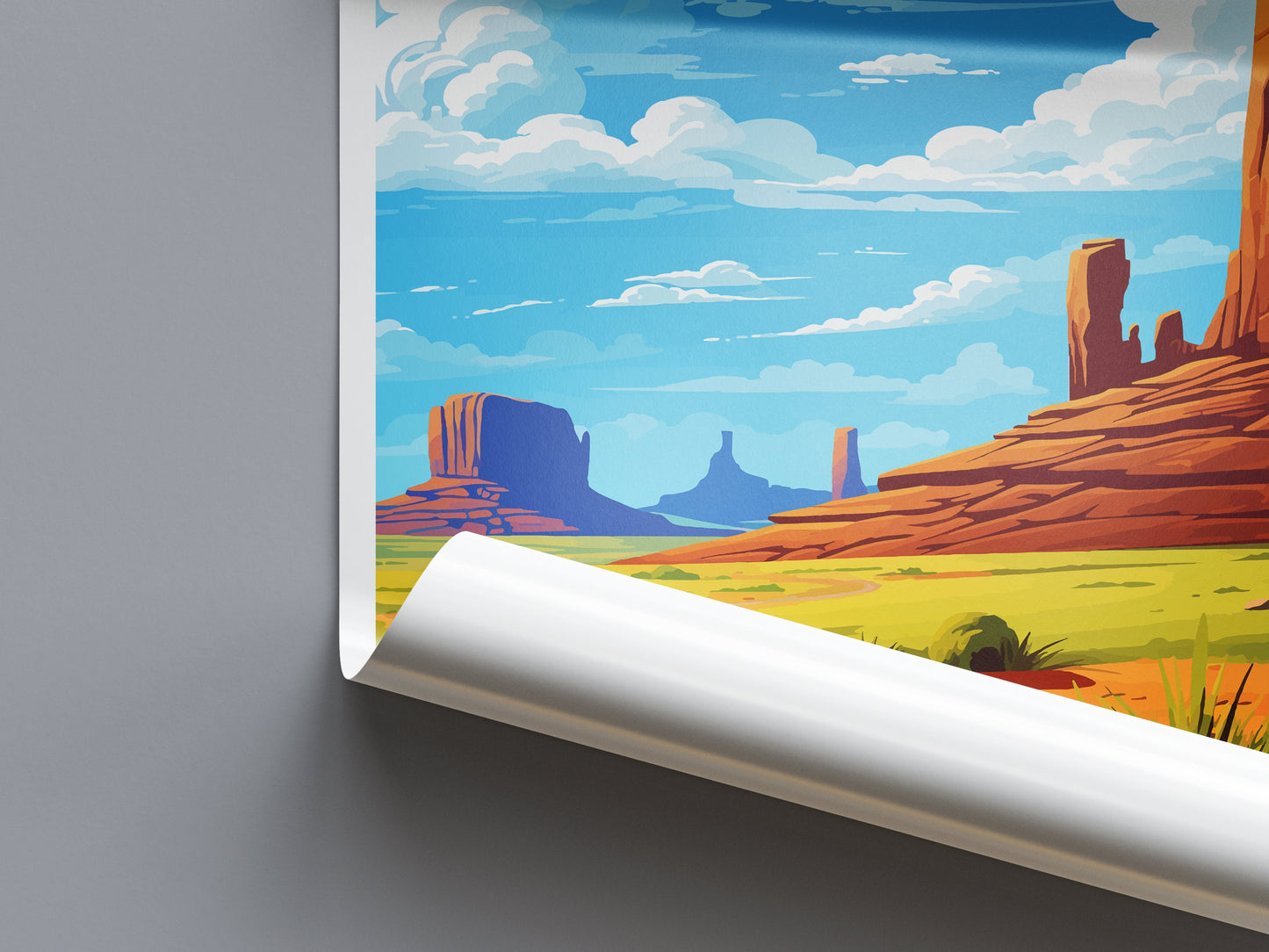 Monument Valley Travel Print Wall Art Monument Valley Wall Hanging Home Decor Arizona Art Gift Monument Valley Lovers Arizona Desert Art