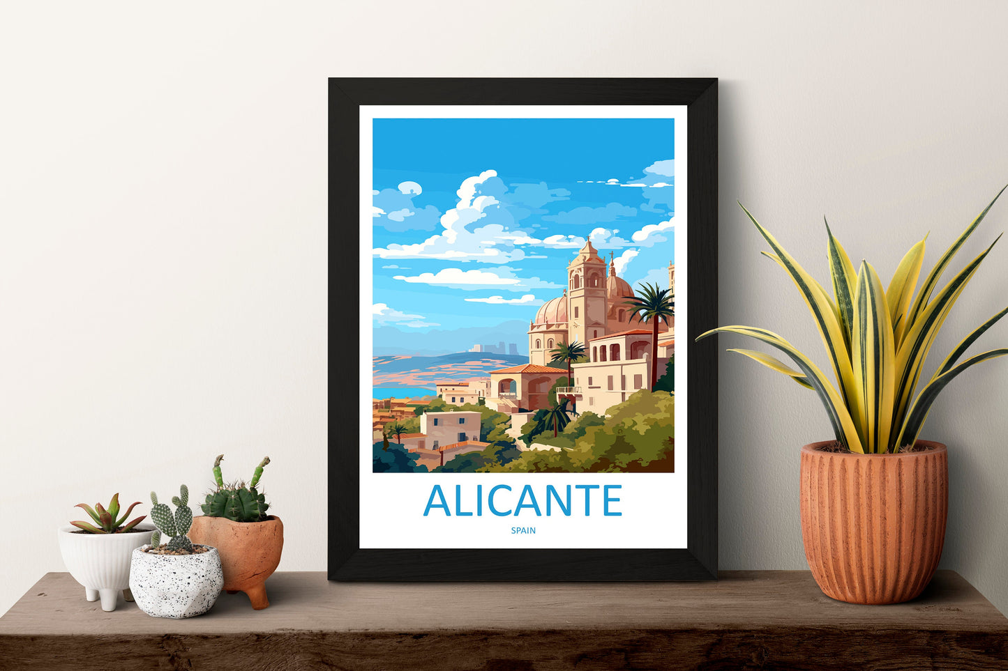 Alicante Travel Print Wall Art Alicante Wall Hanging Home Décor Alicante Gift Art Lovers Spain Art Gift Alicante Travel Poster art