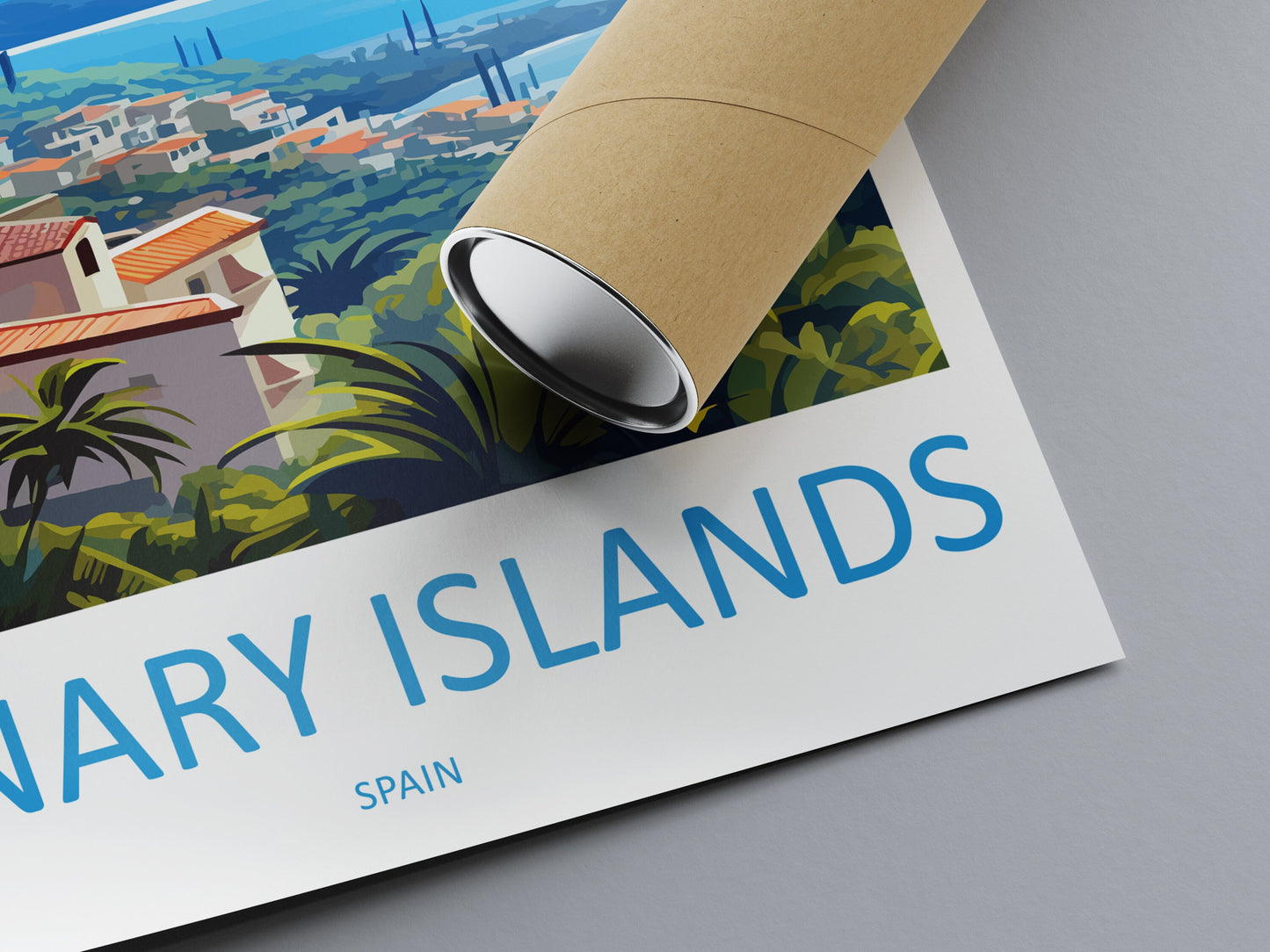 Canary Islands Travel Print Wall Art Canary Islands Wall Hanging Home Décor Canary Islands Gift Art Lovers Spain Art Lover Gift