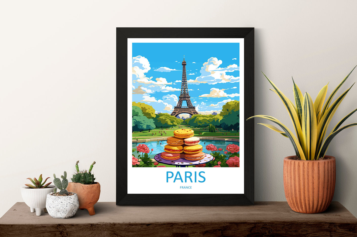 Paris Travel Print Wall Art Paris Wall Hanging Home Décor Paris Gift Art Lovers France Art Lover Gift Paris Print France Wall Art Décor