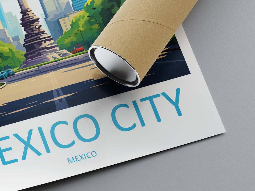 Mexico City Travel Print Wall Art Mexico City Wall Hanging Home Decoration Mexico City Gift Art Lovers Wall Art Print Art Mexico City Print