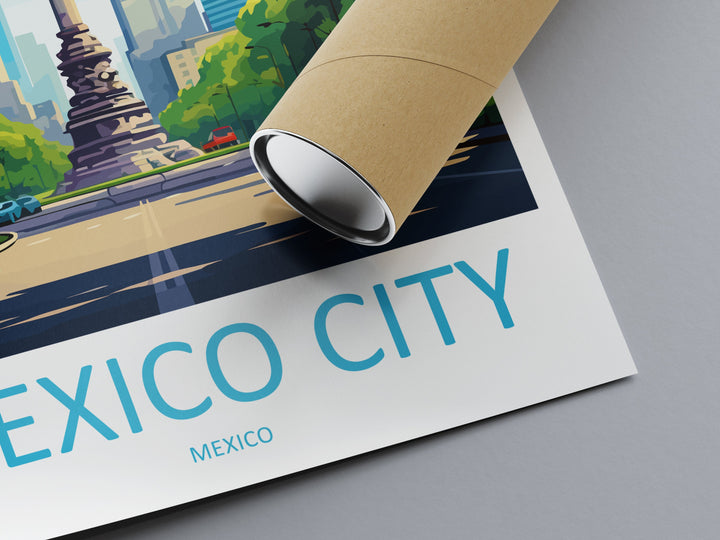 Mexico City Travel Print Wall Art Mexico City Wall Hanging Home Decoration Mexico City Gift Art Lovers Wall Art Print Art Mexico City Print